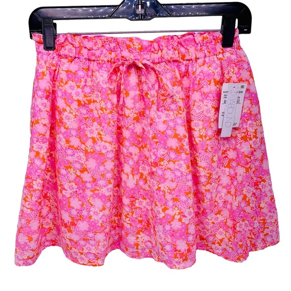 Abound Coral Pink Tarry Floral Mini Skirt Womens Size XS - Picture 1 of 9